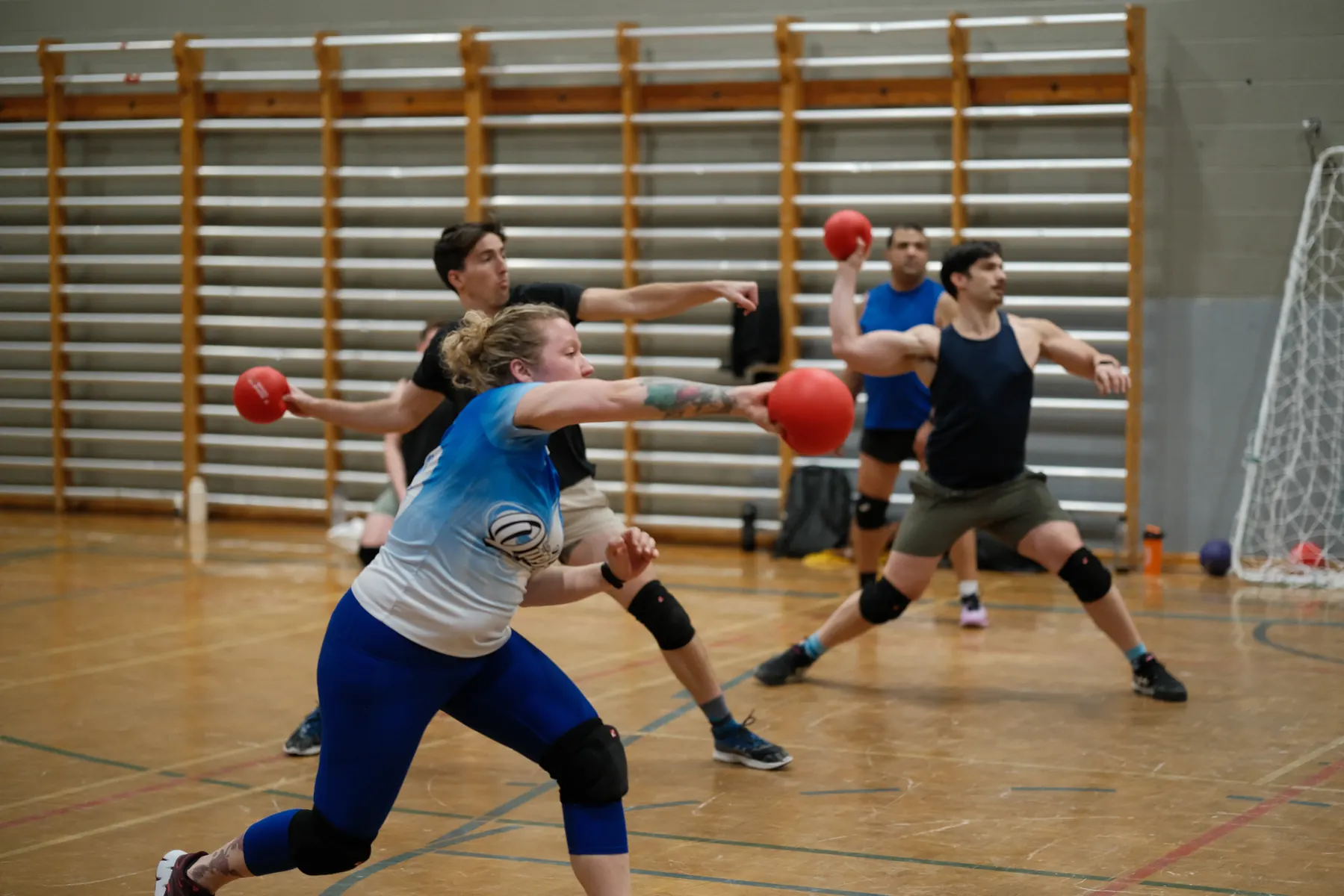Throw during a competitive Sunday